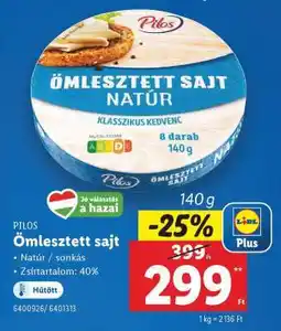 Lidl Pilos Ömlesztett sajt ajánlat