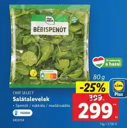 Lidl CHEF SELECT Salátalevelek ajánlat
