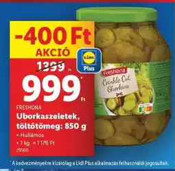 Lidl FRESHONA Uborkaszeletek ajánlat