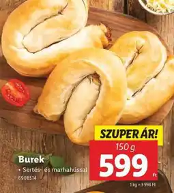Lidl Burek ajánlat