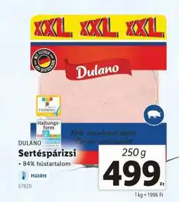 Lidl DULANO Sertéspárizsi ajánlat