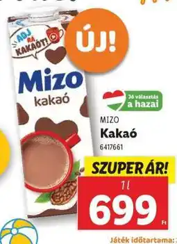 Lidl Mizo Kakaó ajánlat