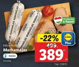Lidl PIKOK PURE Marhamájas ajánlat