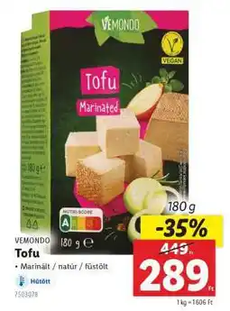 Lidl Tofu ajánlat