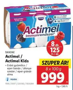 Lidl Actimel / Actimel Kids ajánlat
