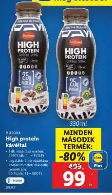 Lidl Milbona High Protein Kávéital ajánlat