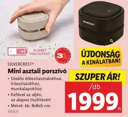 Lidl SILVERCREST Mini asztali porszívó ajánlat
