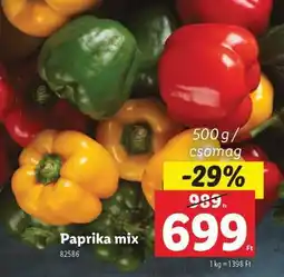 Lidl Paprika mix ajánlat