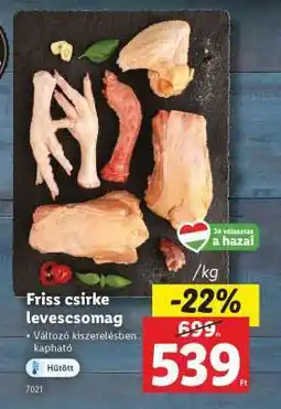 Lidl Friss csirke levescsomag ajánlat