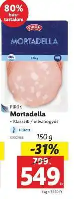 Lidl PIKOK Mortadella ajánlat