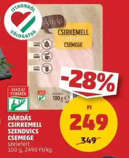 PENNY Dárdás Csirkemell Szendvics Csemege ajánlat