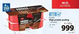 Lidl MILBONA High Protein puding ajánlat