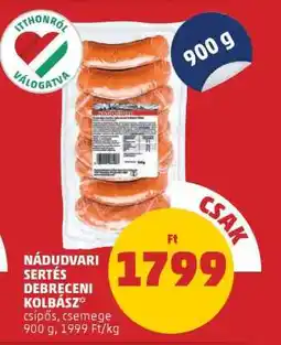 PENNY Nádudvari Sertés Debreceni Kolbász ajánlat