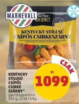 PENNY Kentucky stílusú csípős csirkeszárny ajánlat