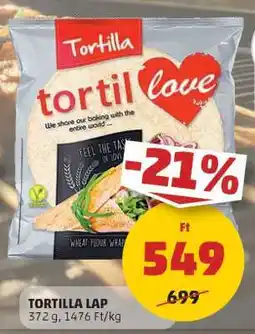 PENNY Tortilla Lap ajánlat
