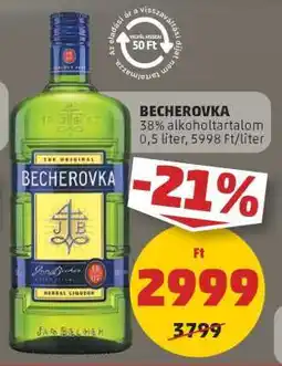 PENNY Becherovka ajánlat