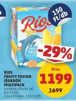 PENNY RIOS Fruity Fusion Jégkrém Multipack ajánlat