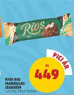 PENNY RIOS BIG MANDULÁS JÉGKRÉM ajánlat