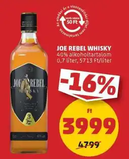 PENNY Joe Rebel whisky ajánlat