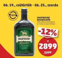 PENNY Jagdfreund Keserűlikőr ajánlat