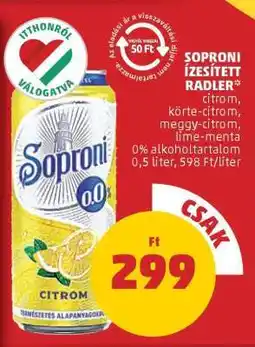 PENNY Soproni Ízesített Radler ajánlat