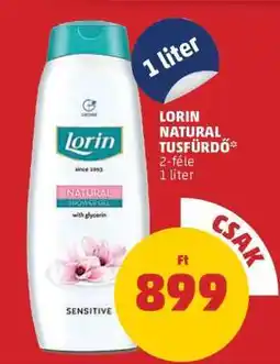 PENNY Lorin Natural Tusfürdő ajánlat