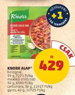 PENNY Knorr alap ajánlat