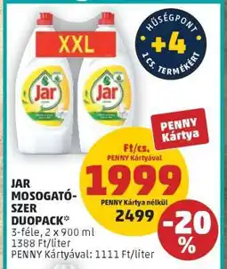PENNY JAR Mosogatószer Duopack ajánlat