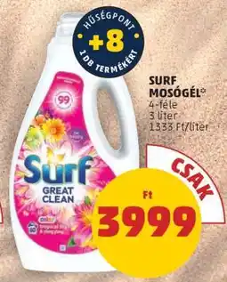 PENNY SURF Mosógél ajánlat