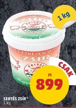 PENNY Sertés zsír ajánlat