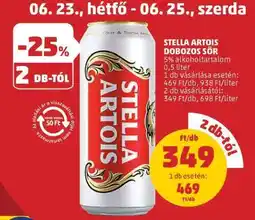 PENNY Stella Artois dobozos sör ajánlat