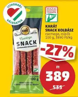 PENNY KARÁT SNACK KOLBÁSZ ajánlat