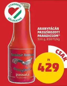 PENNY Aranyfácán Passzírozott Paradicsom ajánlat