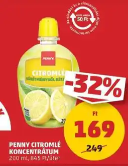 PENNY PENNY CITROMLÉ KONCENTRÁTUM ajánlat