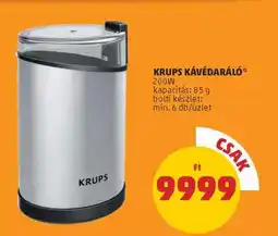 PENNY KRUPS Kávédaráló ajánlat