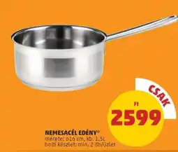 PENNY Nemesacél Edény ajánlat