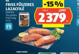ALDI Friss Fűszeres Lazacfilé ajánlat
