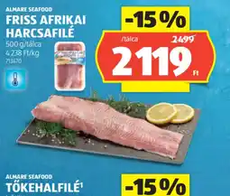 ALDI Friss Afrikai Harcsafilé ajánlat