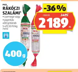 ALDI Pick Rákczi Szalámi ajánlat