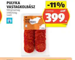 ALDI Pulyka vastagkolbász ajánlat