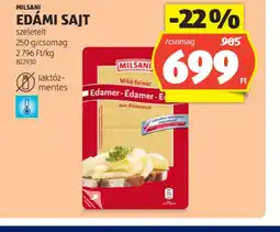ALDI Milsani Edámi Sajt ajánlat
