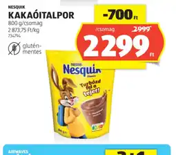ALDI Nesquik kakaitalpor ajánlat