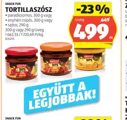 ALDI Snack Fun Tortillaszsz ajánlat