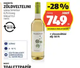 ALDI Zöldveltelini ajánlat