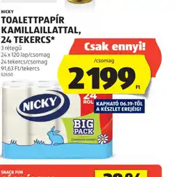 ALDI Nicky Toalettpapír ajánlat