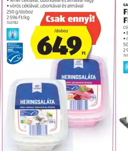 ALDI Almare Seafood Heringsaláta ajánlat