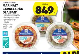 ALDI Almare Seafood Marinált Garnélarák Olajban ajánlat