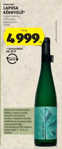 ALDI Laposa Kéknyelű ajánlat