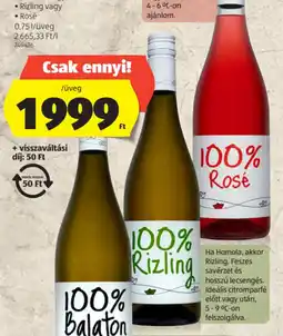ALDI Balaton Homola 100% ajánlat