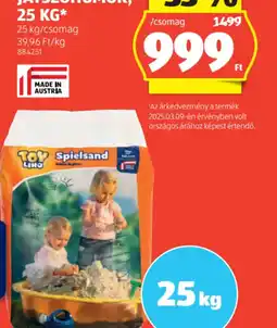 ALDI Toylino Játszhomok ajánlat